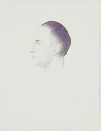Marcel Duchamp by Joseph Stella, drawing, 1920