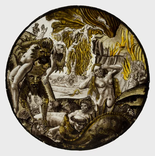 Roundel with Souls Tormented in Hell by Dieric Bouts, other, 1500-1510
