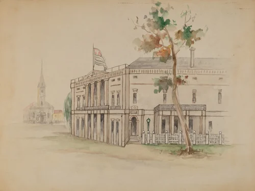 House by American 20th Century, index of american design, 1935-1942