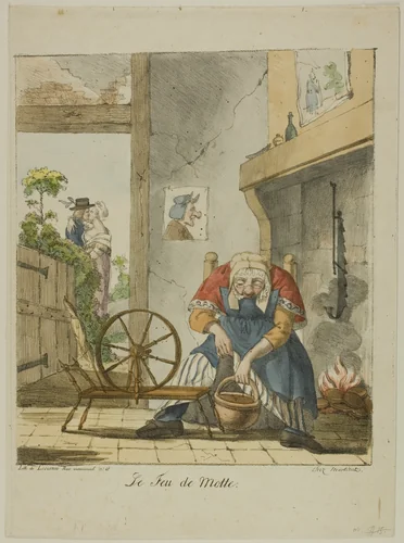 Le Feu de Motte by Lecornu, print, 1701-1900