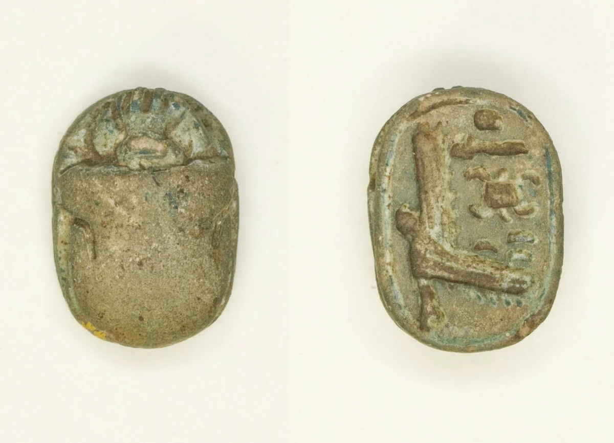 Scarab: Aakheperura (Amenhotep II) by Egyptian, other, -1427--1400