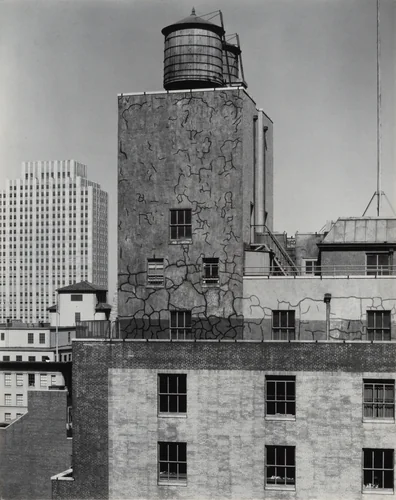 Water Tower and Radio City, New York by Alfred Stieglitz, photograph, 1933