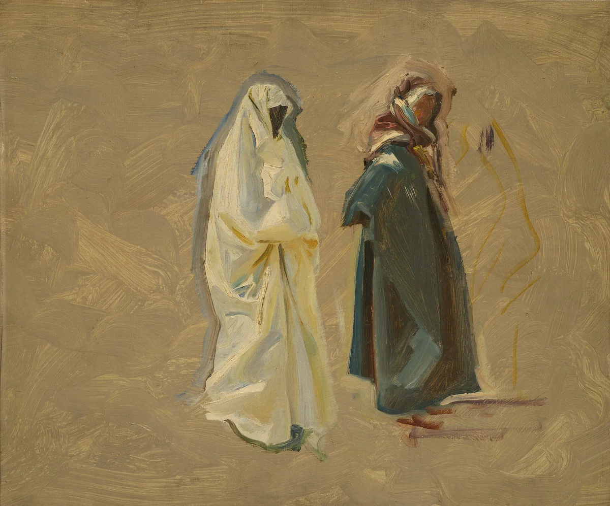 Study of Two Bedouins by John Singer Sargent, painting, 1905-1906
