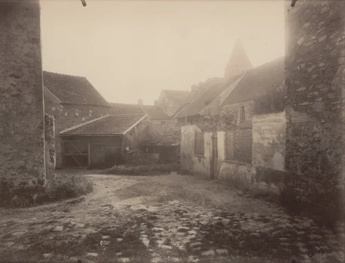 Saulx-les-Chartreux, ferme by Eugène Atget, photograph, 1924