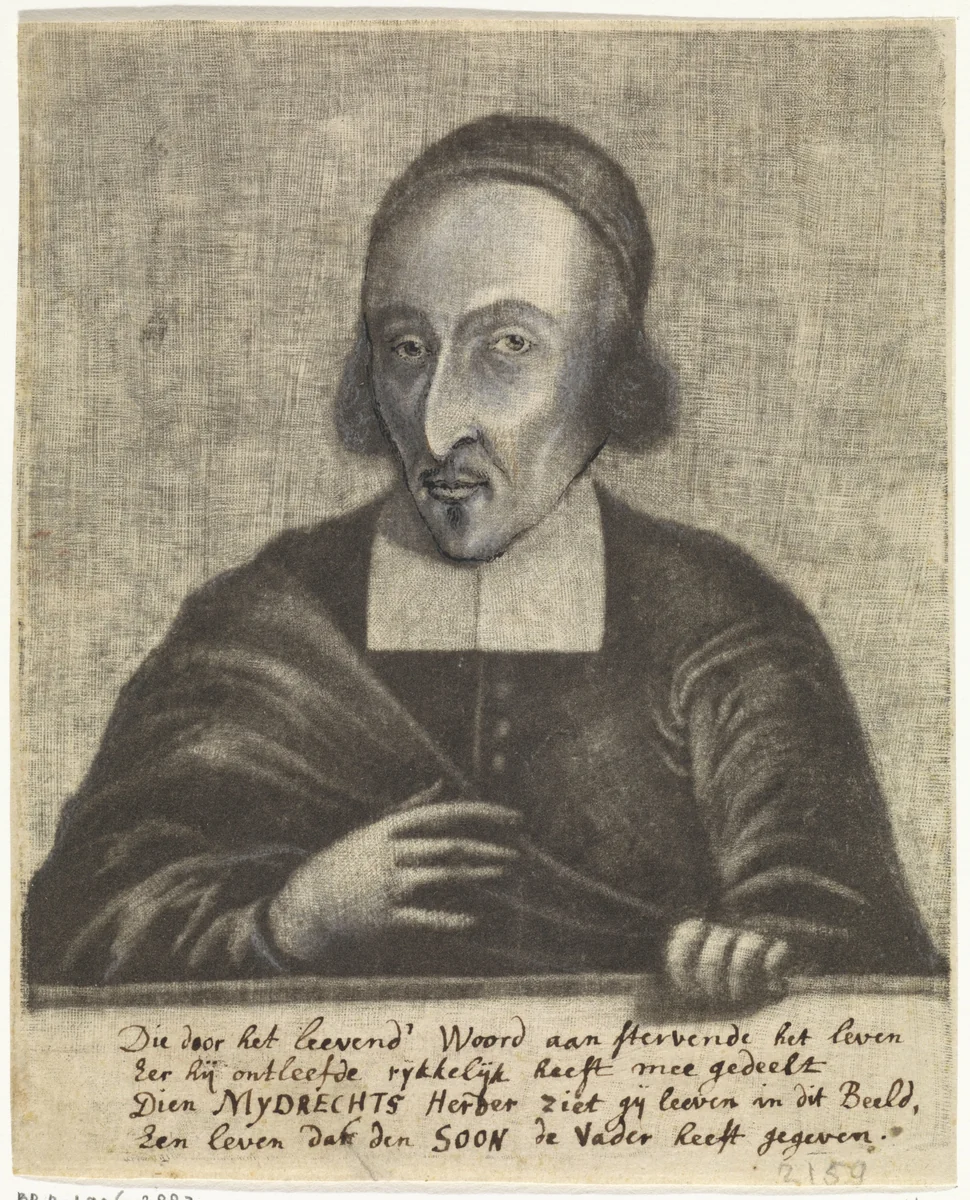 Portret van Johannes ab Almeloveen by Jan van Almeloveen, print, 1678