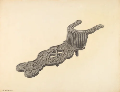 Bootjack by Gordon Sanborn, index of american design, 1939
