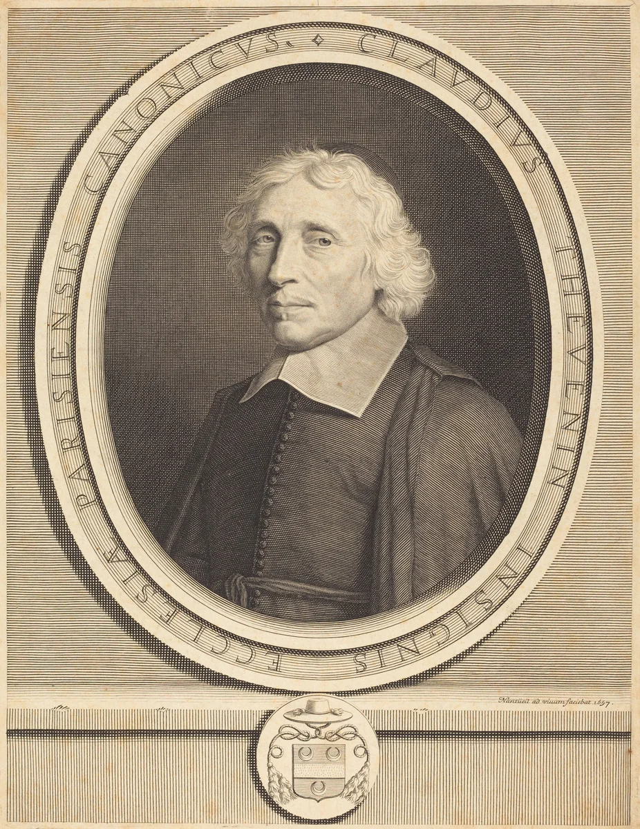 Claude Thevenin by Robert Nanteuil, print, 1657