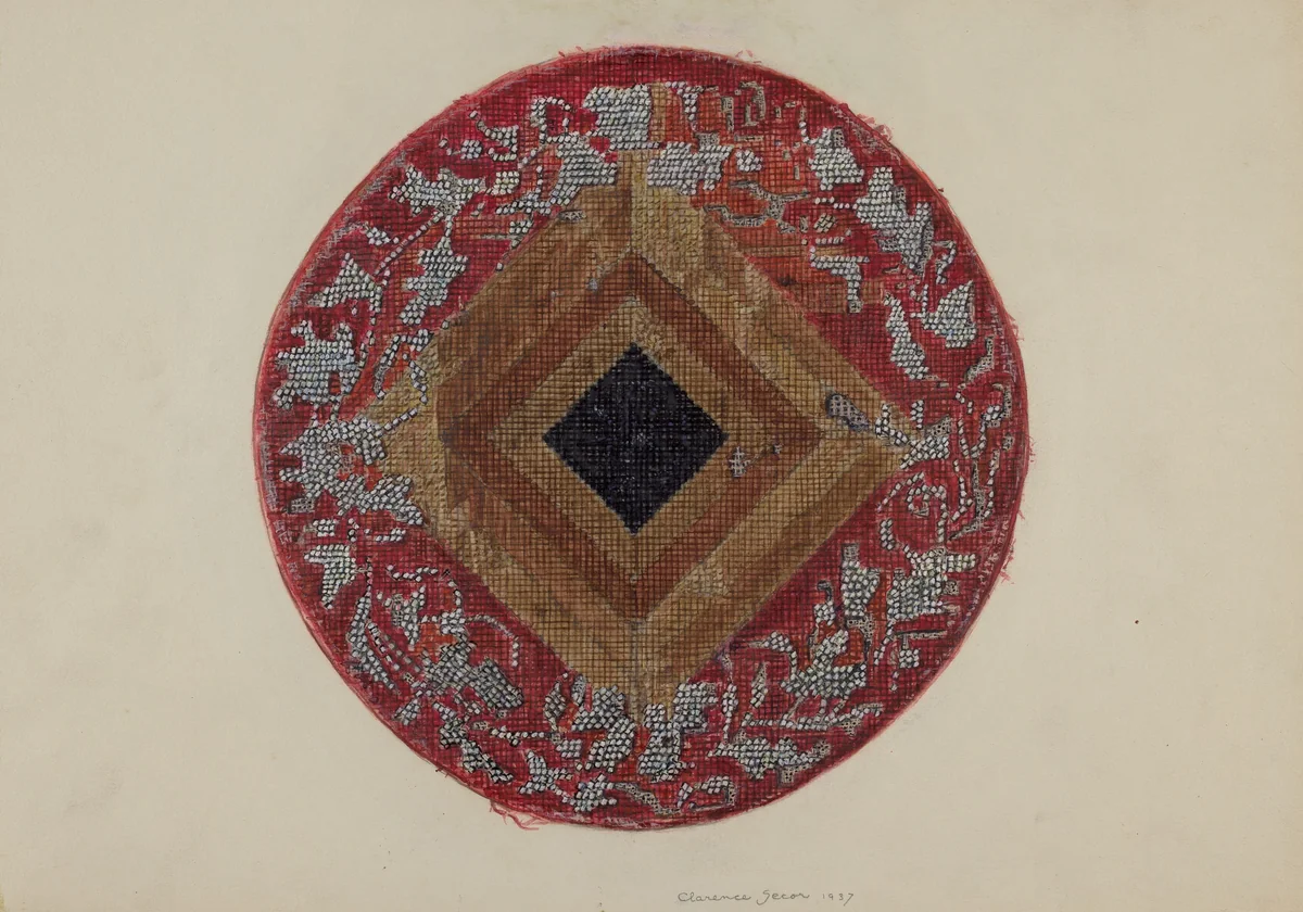 Needlework by Clarence Secor, index of american design, 1937