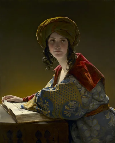 The Young Eastern Woman by Friedrich Amerling, painting, 1838
