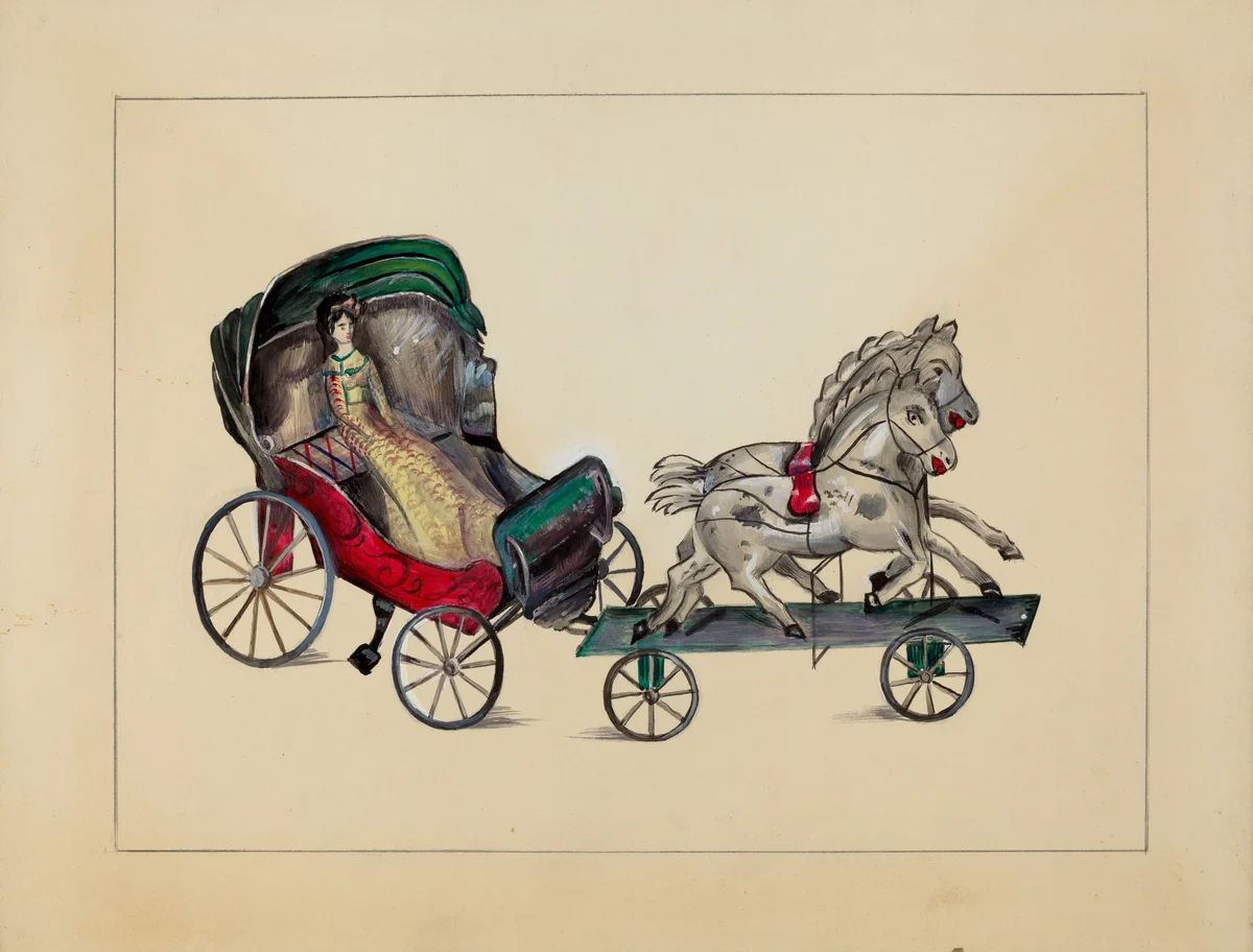 Calash by Mina Lowry, index of american design, 1935-1942