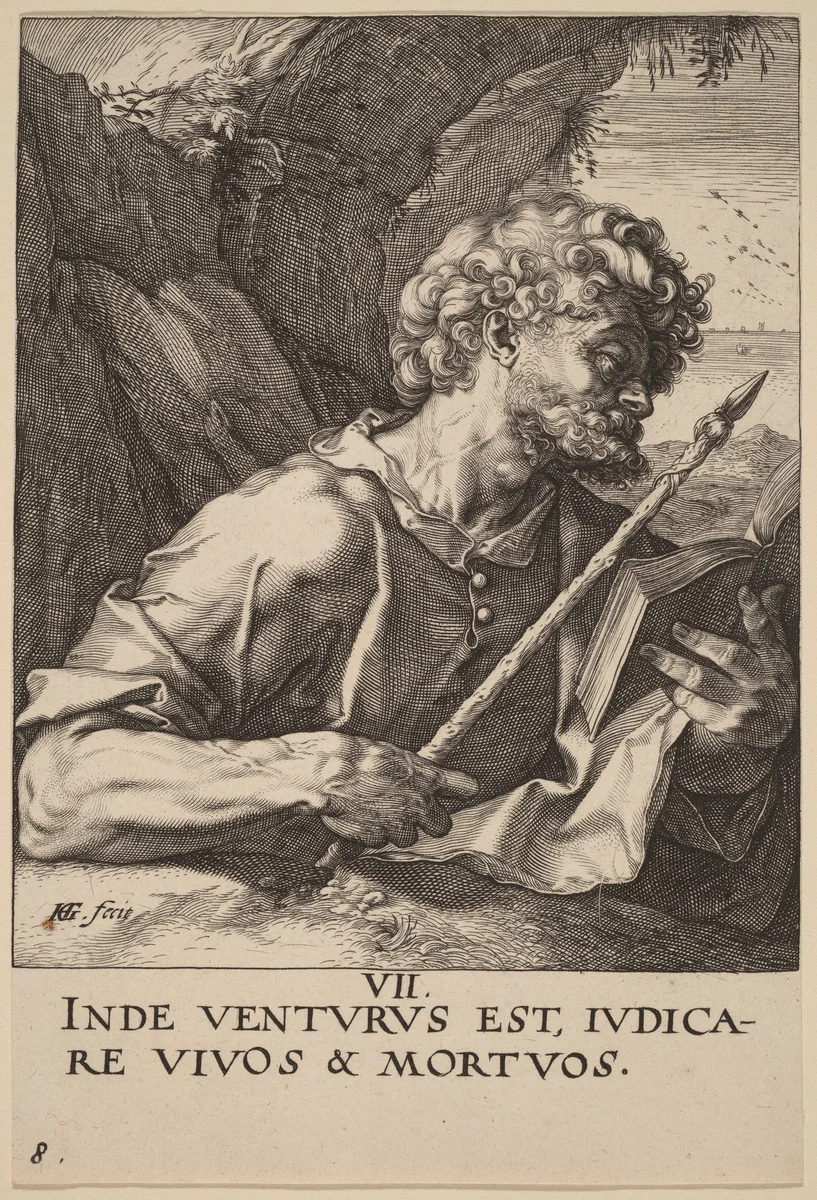 Saint Thomas by Hendrick Goltzius, print, 1589