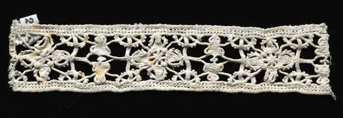 Needlepoint (Reticella) Lace Insertion by Unknown, textile, 1500-1599