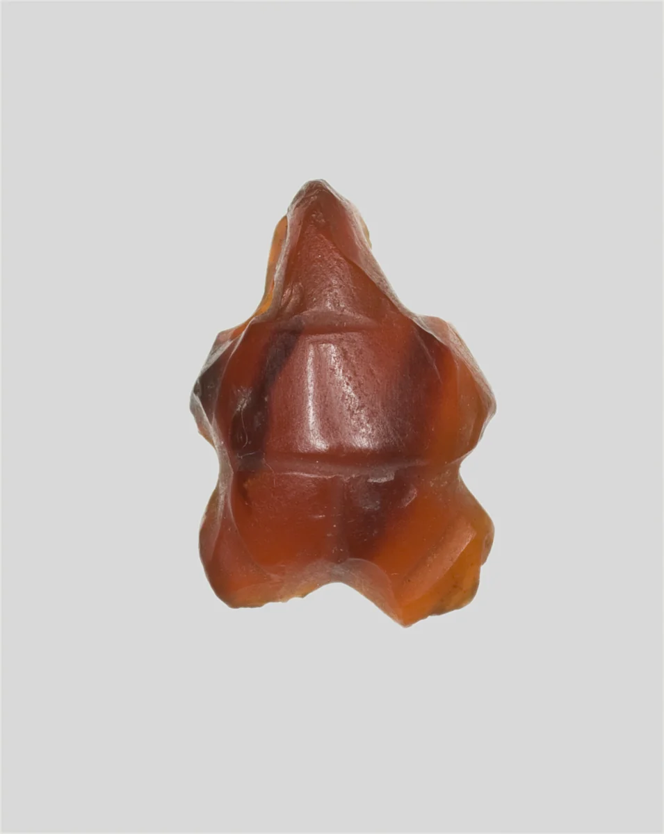 Amulet of a Human Face by Egyptian, metalwork, -2613--2055