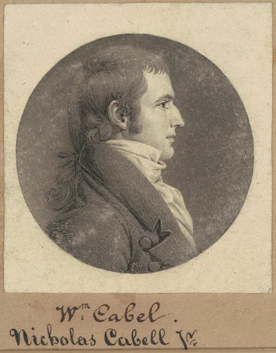 Nicholas Cabell, Jr. by Charles B. J. Févret de Saint-Mémin, print, 1808