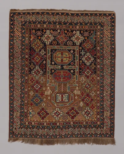 Prayer Rug by Caucasus, textile, 1850-1900