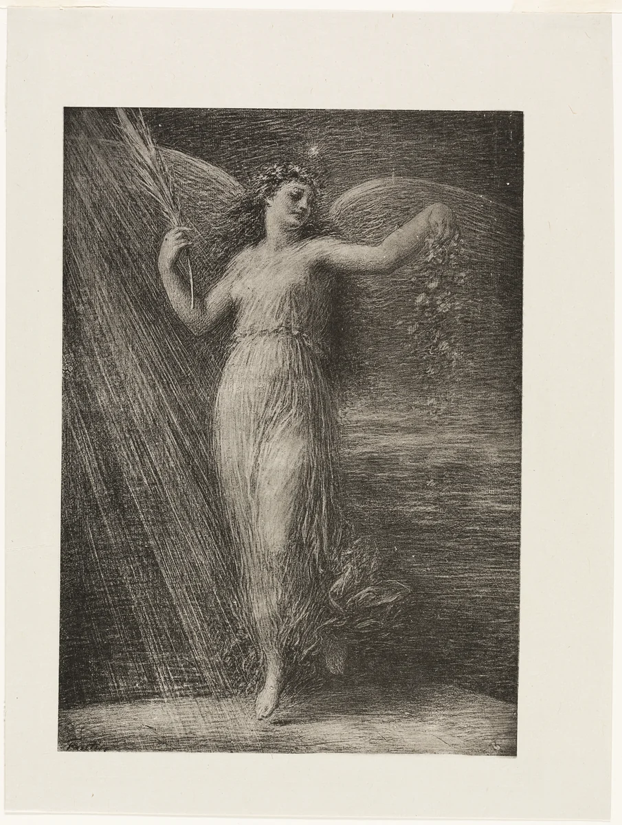 Réveil by Henri Fantin-Latour, print, 1886