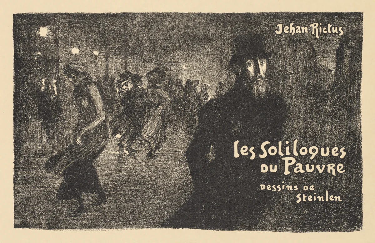 Paris by Night (Paris La Nuit) by Théophile Alexandre Steinlen, print, 1903