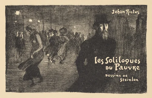 Paris by Night (Paris La Nuit) by Théophile Alexandre Steinlen, print, 1903