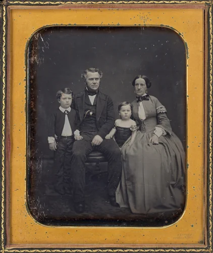 Portrait of a Family by Jeremiah Gurney, photograph, 1850-1860