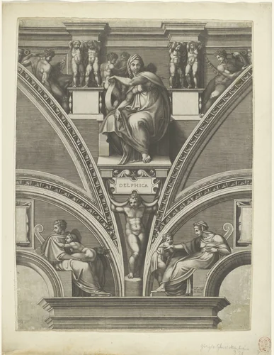 Delfische Sibille by Unknown, print, 1540