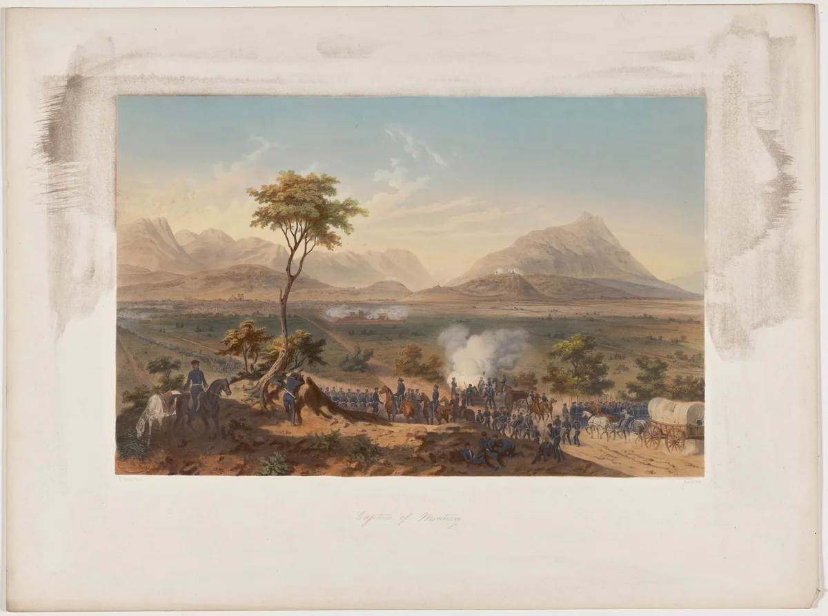 Capture of Monterey by Adolphe-Jean-Baptiste Bayot, portfolio, 1851