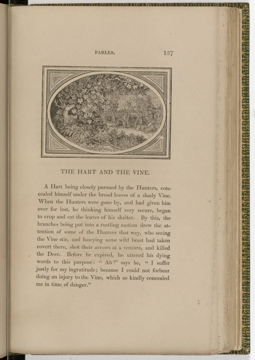 Headpiece (page 157) from The Fables of Aesop by Thomas Bewick, illustrated book, 1818