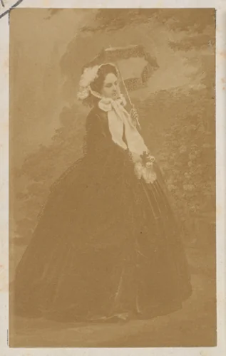 Le deux roses by André Adolphe-Eugène Disdéri, photograph, 1860-1869