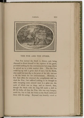 Headpiece (page 215) from The Fables of Aesop by Thomas Bewick, illustrated book, 1818