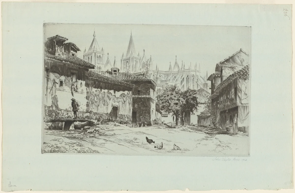 Leon by John Taylor Arms, print, 1923