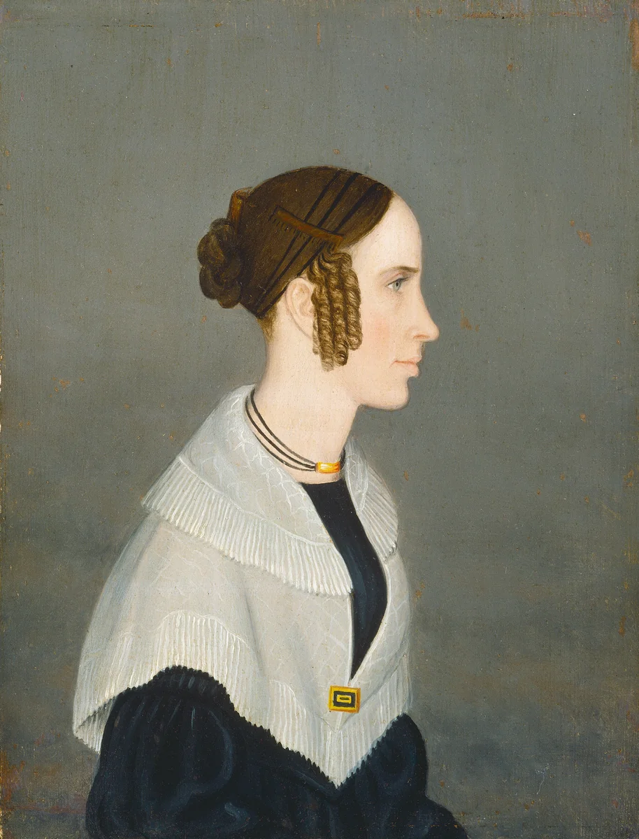 Profile Portrait of a Lady by American 19th Century, painting, 1835-1840