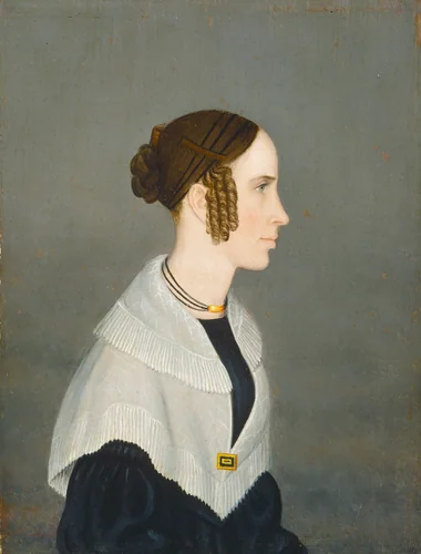 Profile Portrait of a Lady by American 19th Century, painting, 1835-1840