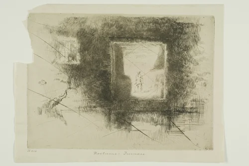 Nocturne: Furnace by James McNeill Whistler, print, 1879-1880