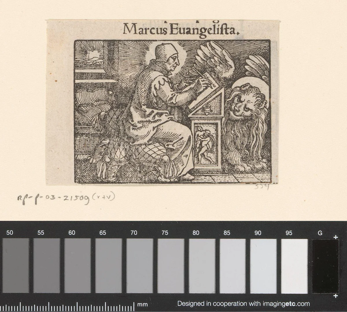 Evangelist Marcus by anonymous, print, 1530-1533