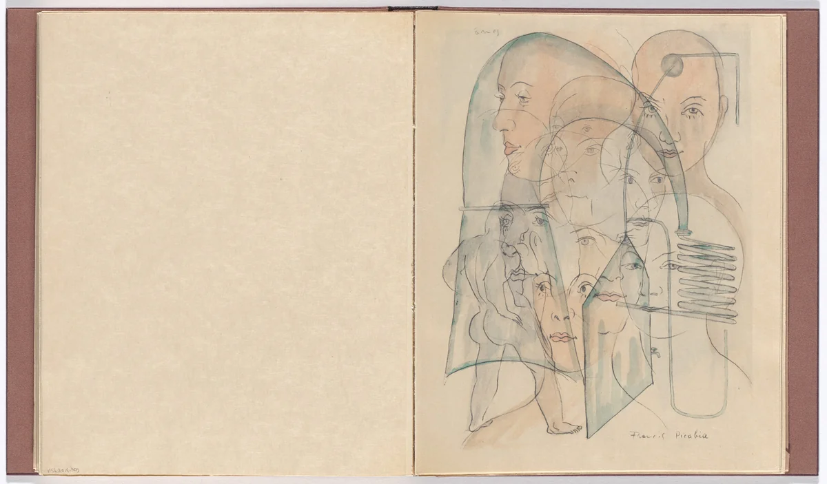 Âmes (Souls) from Le Peseur d'âmes (The Weigher of Souls) by Francis Picabia, illustrated book, 1931