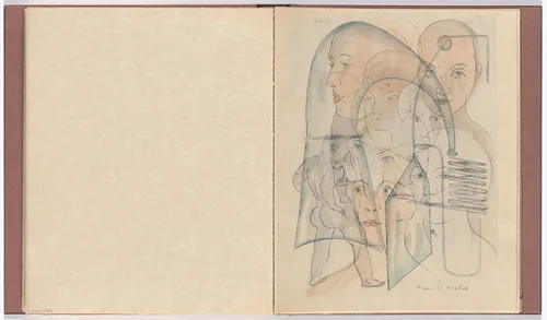 Âmes (Souls) from Le Peseur d'âmes (The Weigher of Souls) by Francis Picabia, illustrated book, 1931