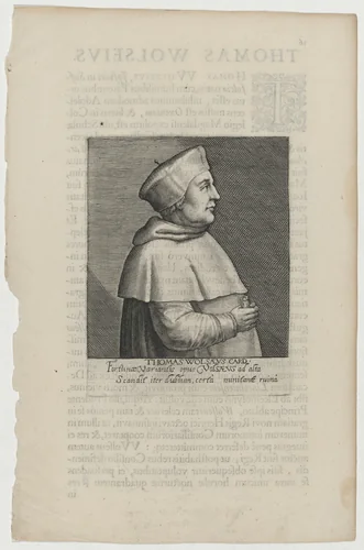 Thomas Wolsey, Cardinal by Willem de Passe, print, 1620