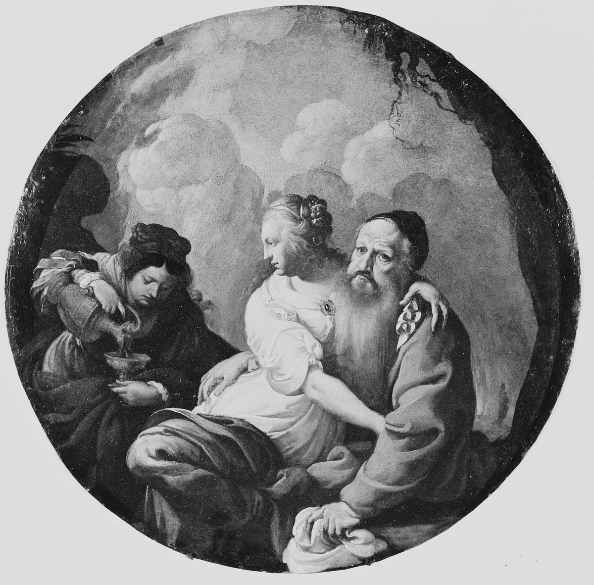 Lot and his Daughters by Johann Liss, painting, 1600-1650