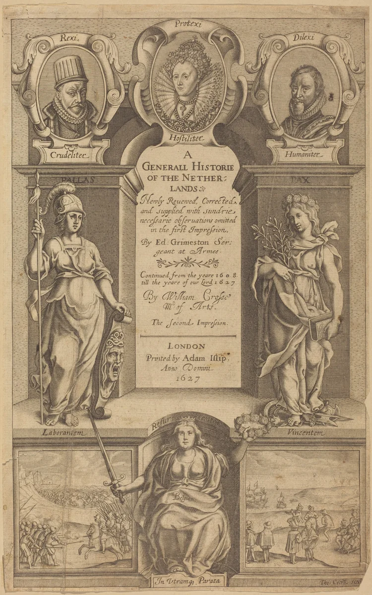 Frontispiece by Thomas Cecil, print, 1627