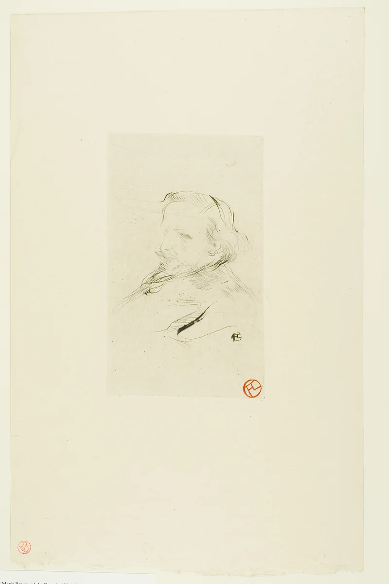 Francis Jourdain by Henri de Toulouse-Lautrec, print, 1898