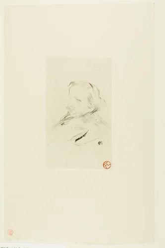 Francis Jourdain by Henri de Toulouse-Lautrec, print, 1898