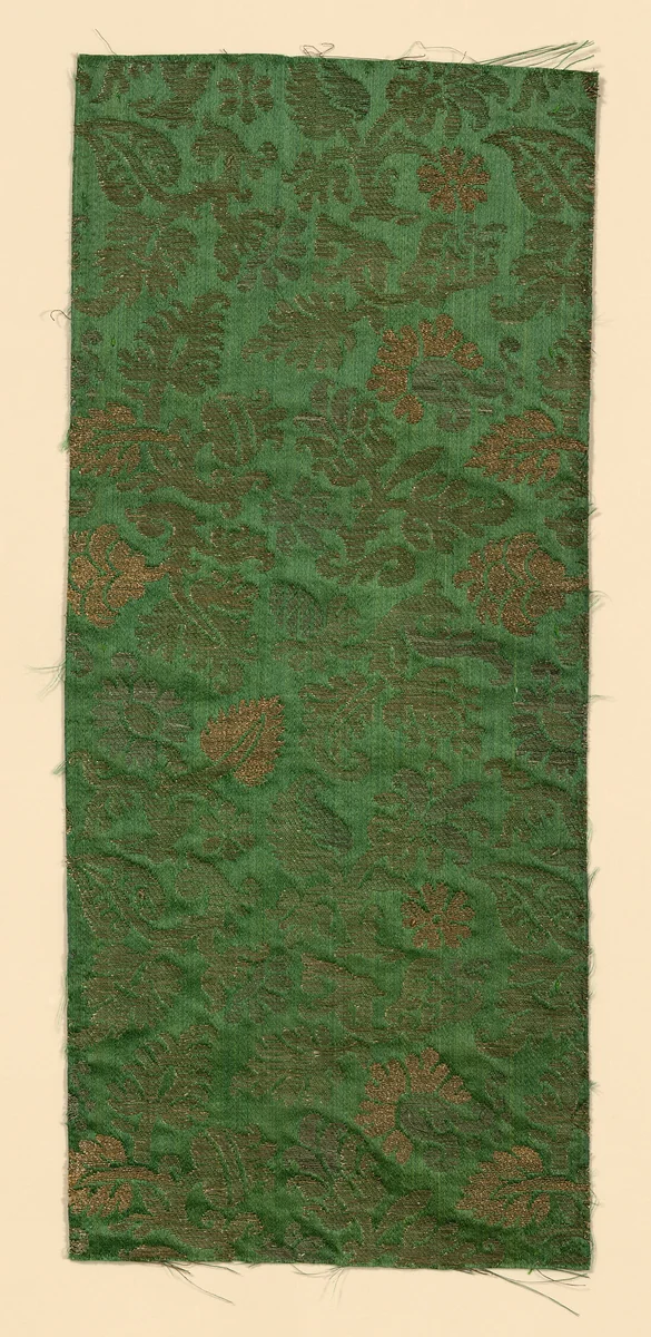 Fragment by Italy, textile, 1601-1700