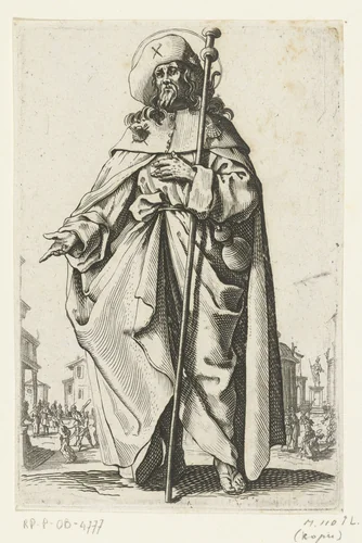 Apostel Jakobus de Meerdere by anonymous, print, 1631-1699