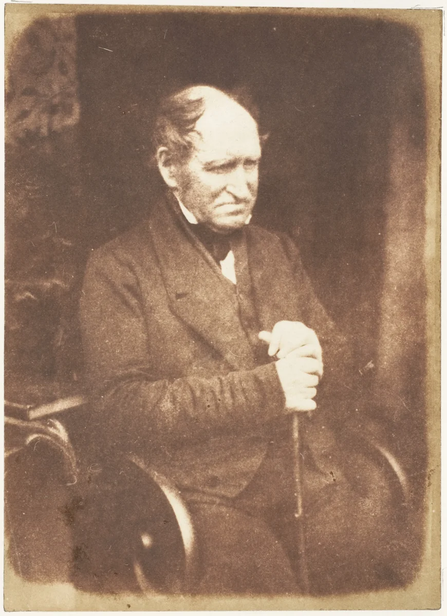 Dr. Cook by Hill and Adamson, photograph, 1843-1847