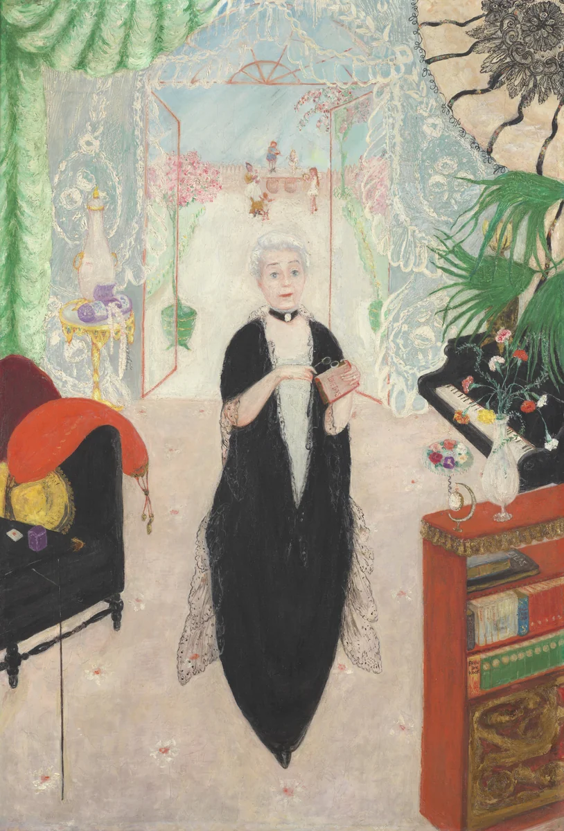 Portrait of My Mother by Florine Stettheimer, painting, 1925