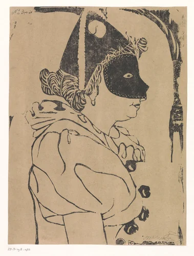Pierrette by Samuel Jessurun de Mesquita, print, 1899