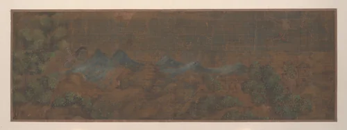 Landscape Painting of Figure in Woodland Setting by Unidentified Artist, painting, 1644-1911