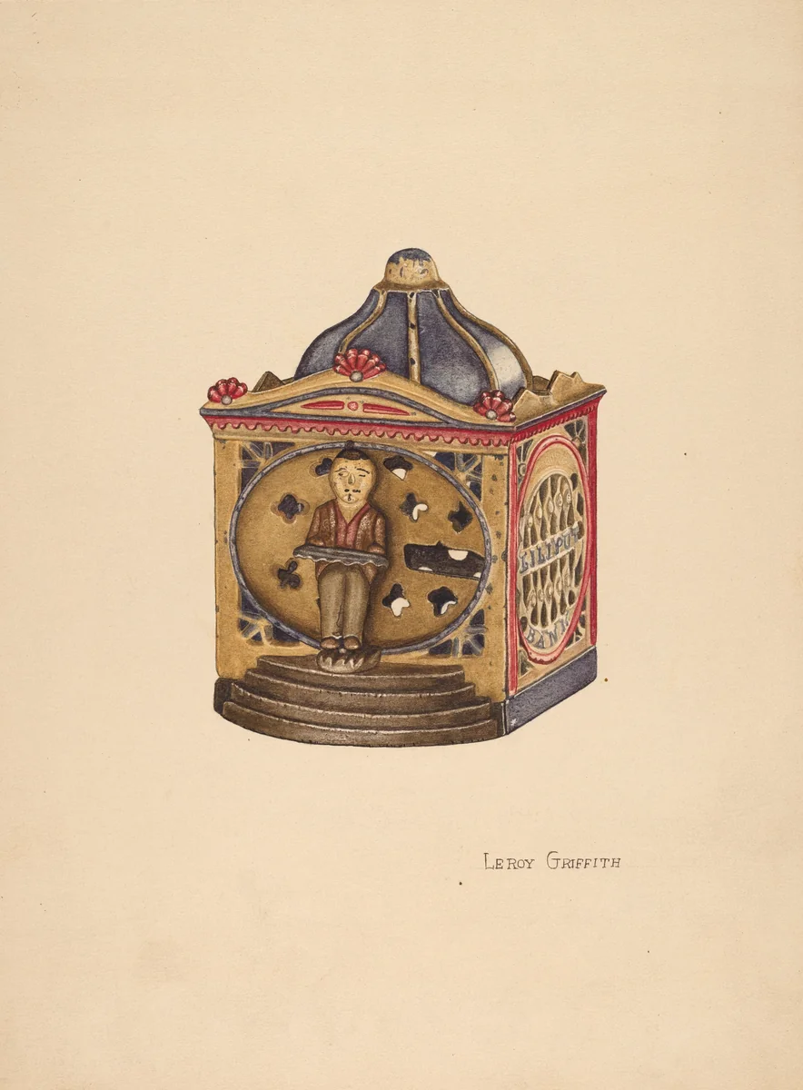 Iron Bank by LeRoy Griffith, index of american design, 1940