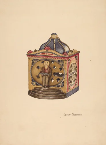 Iron Bank by LeRoy Griffith, index of american design, 1940