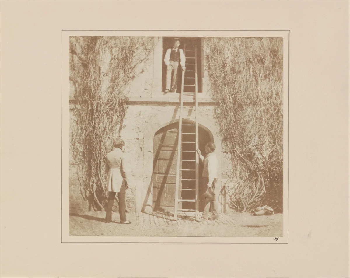 The Ladder by William Henry Fox Talbot, photograph, 1845