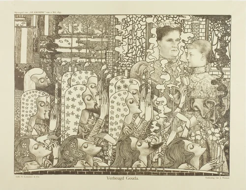Happy Gouda by Jan Toorop, print, 1897